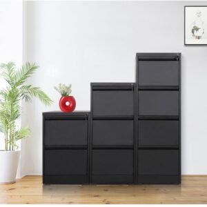 3-Tier Metal Filing Cabinet